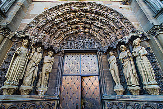 入口,大教堂,世界遗产,莱茵兰普法尔茨州,德国,欧洲