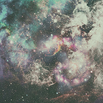 星云,星系,星星,抽象,科学,背景