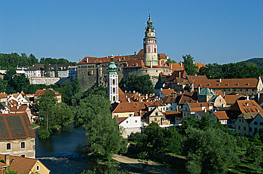 城堡,克鲁姆洛夫,捷克共和国