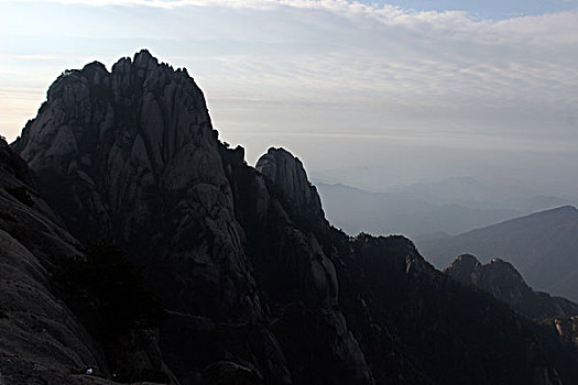 黄山,奇石,云海,壮观,名胜,风景,0307