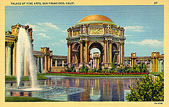 艺术宫,旧金山,加利福尼亚,美国