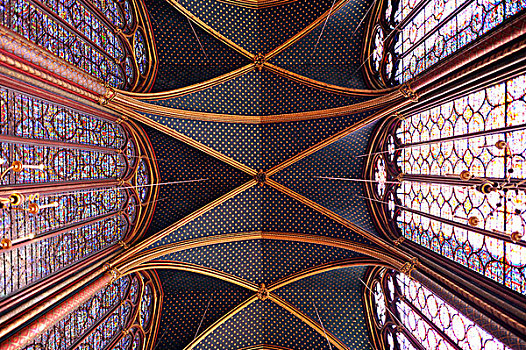 天花板,小教堂,巴黎,法国,欧洲