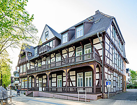 半木结构房屋,建造,住宿,房子,风格,文艺复兴,坏,下萨克森,德国,欧洲