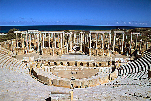 剧院,莱普蒂斯马格纳,利比亚