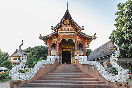 泰国清迈寺庙,长角寺