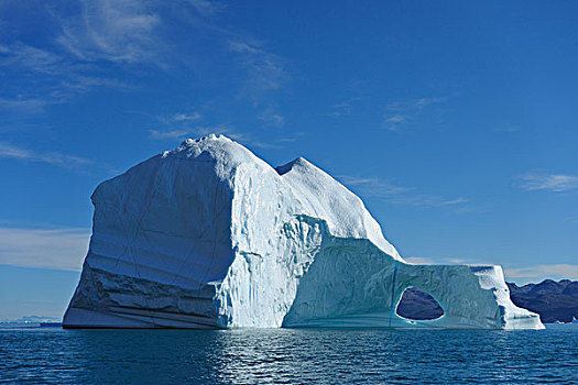 冰山,山峦,格陵兰