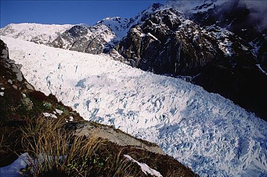 福克斯冰川,冬天,西区国家公园,南岛,新西兰