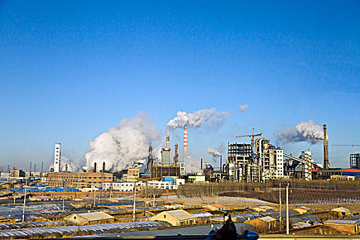 环保问题,空气,污染,化肥厂,吉林