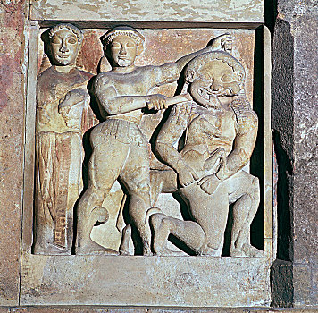 柱间壁,杀戮,美杜沙,公元前6世纪,艺术家,未知
