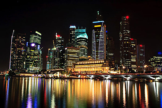 风景,摩天大楼,新加坡,商务区