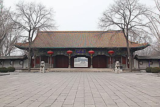 山西,晋祠,明清建筑,古建筑