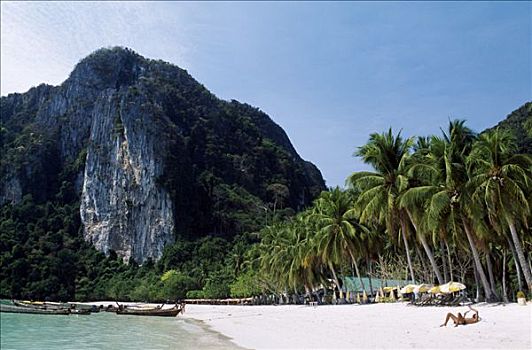 海滩,泰国,亚洲