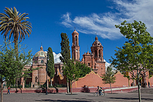 墨西哥,萨卡特卡斯州,瓜达卢佩,靠近,萨卡特卡斯,圣所,17世纪