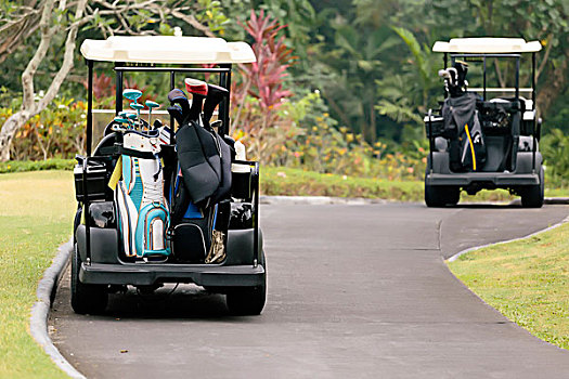高尔夫球车,高尔夫球场,巴厘岛
