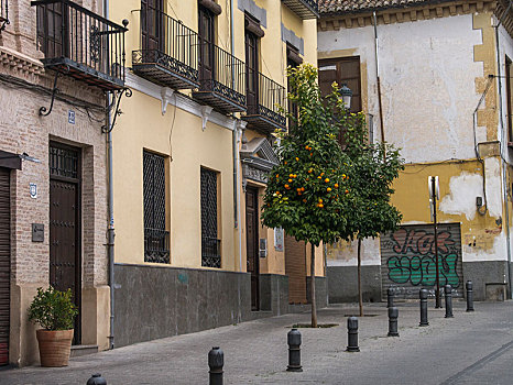 西班牙住宅街道