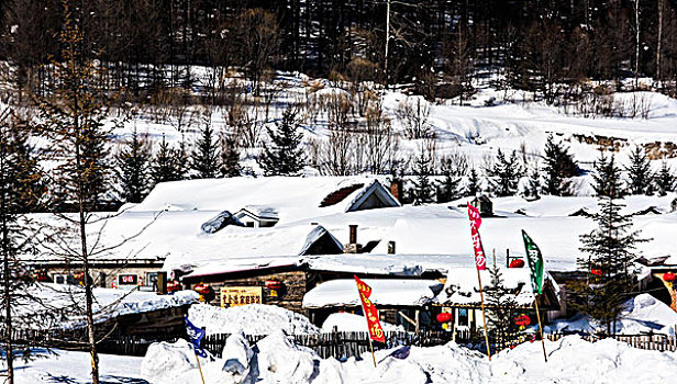 黑龙江雪乡风景