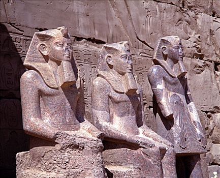 雕塑,阿蒙神,卡尔纳克神庙,路克索神庙,埃及