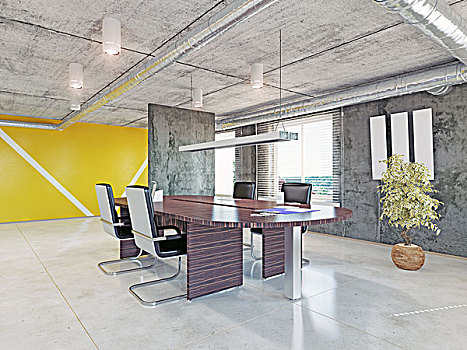 现代办公室,室内,设计,概念