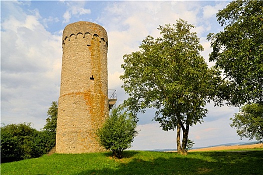中世纪,瞭望塔,巴伐利亚,德国