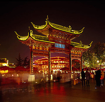 江苏南京夫子庙夜景