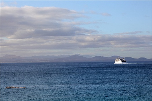 渡轮,富埃特文图拉岛,加纳利群岛,西班牙