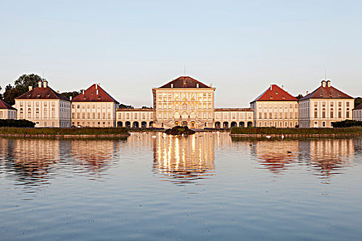 城堡,宁芬堡,宫殿,慕尼黑,巴伐利亚,德国,欧洲