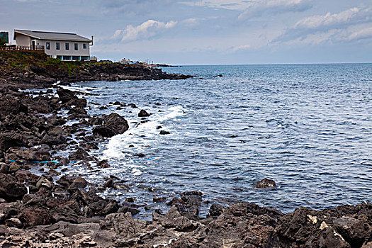 韓國濟(jì)州島龍頭巖