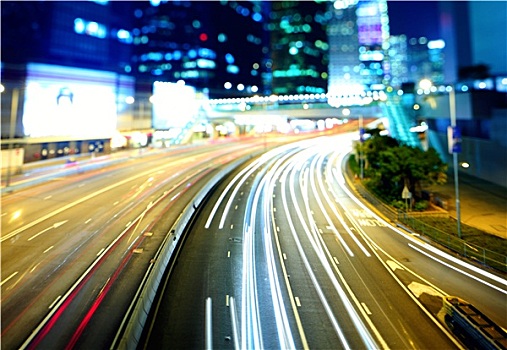 公路,香港,夜晚