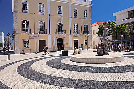 大广场,雕塑,拉各斯,阿尔加维,葡萄牙