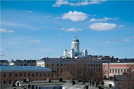 风景,赫尔辛基,大教堂