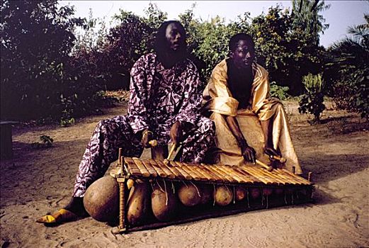 演奏,塞内加尔,东非