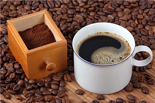 新鲜咖啡,咖啡豆