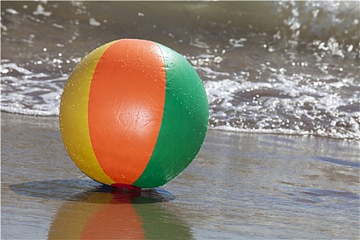 海岸,水皮球,水滴