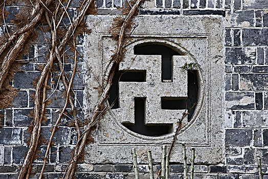 杭州西溪湿地古建筑砖雕