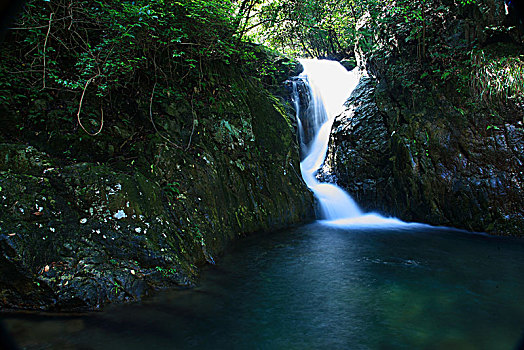 溪流,瀑布,小溪,山