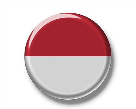 扣,旗帜,印度尼西亚