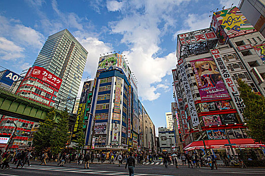 日本东京商业区