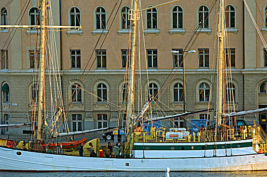 船,建筑外观,斯德哥尔摩,瑞典