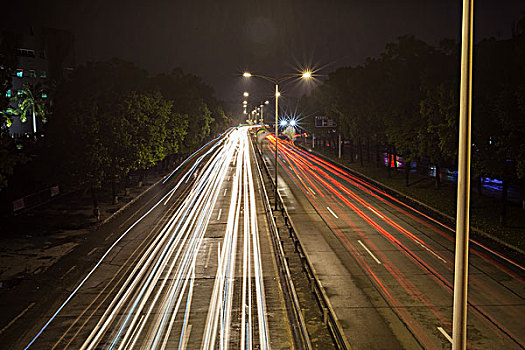 公路,速度,汽车,夜晚