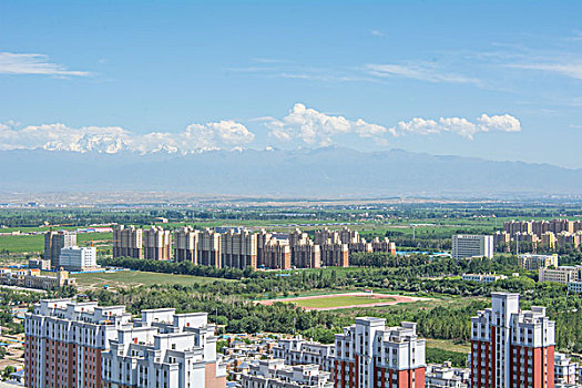 新疆五家渠城市风光