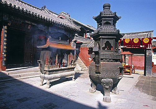 鸟居,宫殿,山东,省,中国