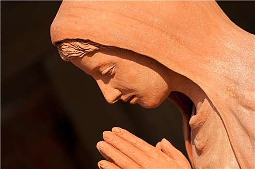 圣玛丽,雕塑,基督降生场景