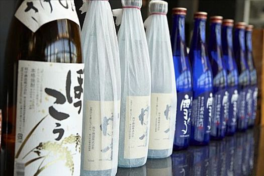 日本,日本米酒,瓶子