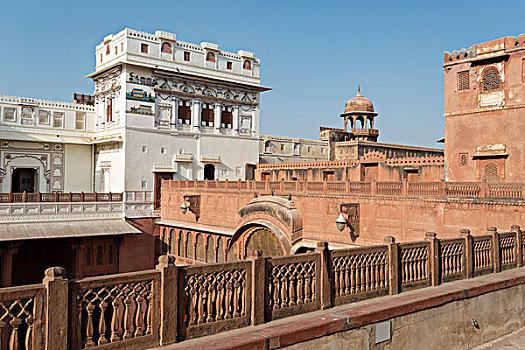 堡垒,比卡内尔,拉贾斯坦邦,印度,亚洲