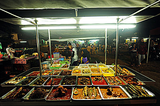 malaysia,kota,bharu,night,market,pasar,malam