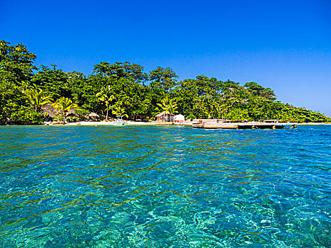 海滩,蓝色泻湖,牙买加,北美