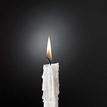 蜡烛,灰色背景