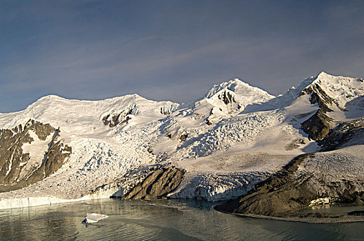 风景,直升飞机,飞行,冰河,福尔斯湾,利文斯通岛,南设得兰群岛,南极