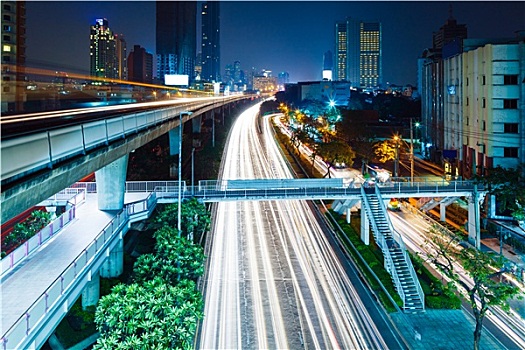 曼谷,城市,交通,小路