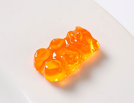 橙色,小熊软糖